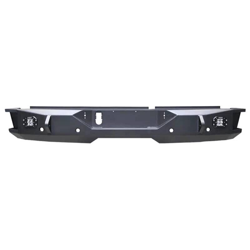 Backwoods - Backwoods BWDAR2-201ZZPPB Brute Rear Bumper with Sensor Holes for Dodge Ram 2500/3500 2010-2018