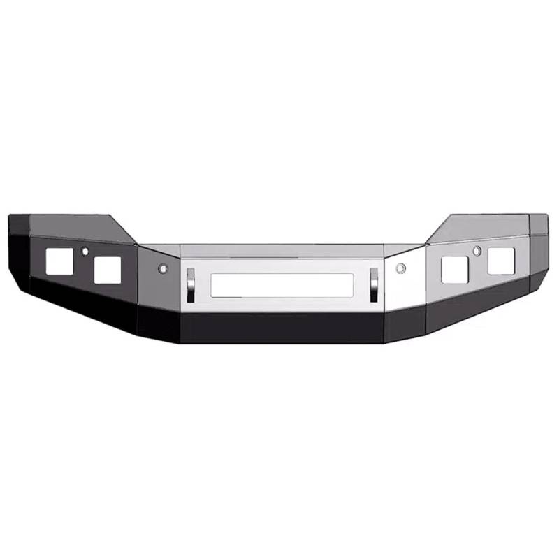 Backwoods - Backwoods BWGFS2-101YYFFB Brute Front Bumper with Sensor Holes for GMC Sierra 2500HD/3500 2015-2019