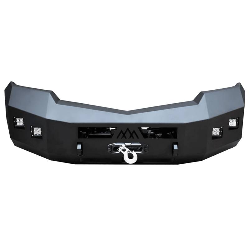 Backwoods - Backwoods BWMEMS-103XXFFB Nomad Winch Front Bumper with Sensor Holes for Mercedes Sprinter 2014-2018