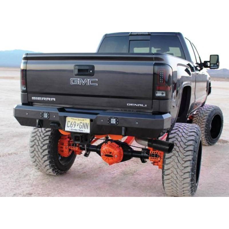 Fusion Bumpers - Fusion 1519GMCRB Rear Bumper for GMC Sierra 2500 HD/3500 2015-2019
