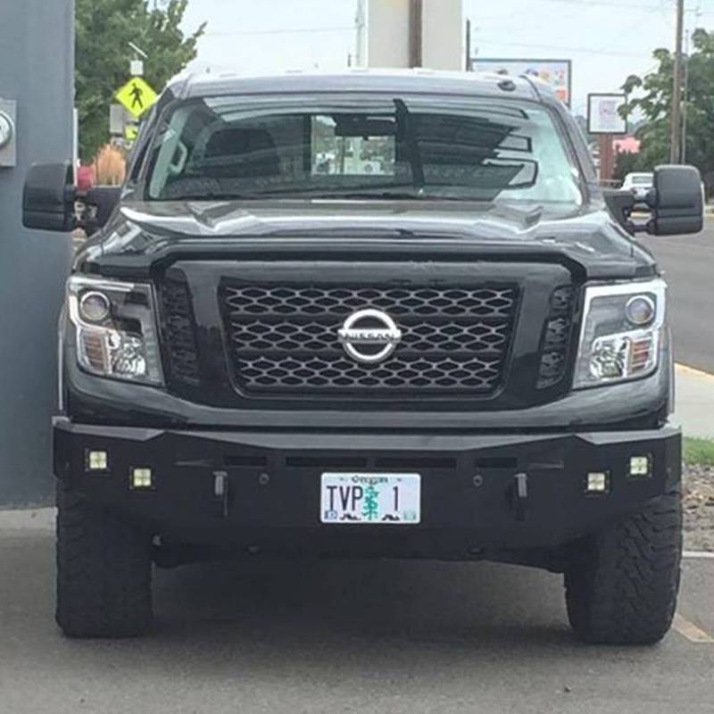 Fusion Bumpers - Fusion 1620TITFB Front Bumper for Nissan Titan XD 2016-2020
