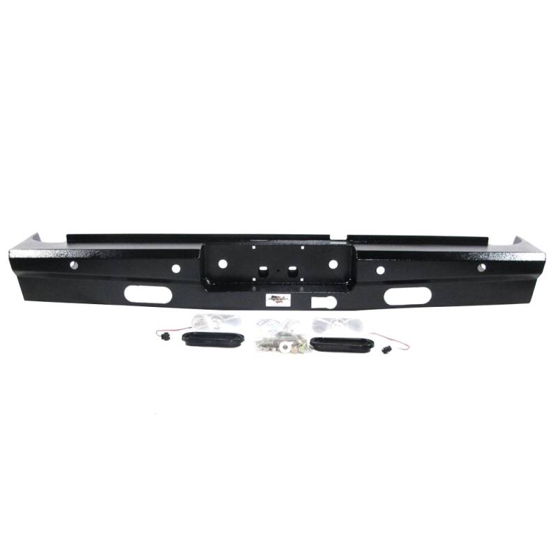 American Built - American Built 3RX23152 Panther Rear Bumper for Chevy Silverado and GMC Sierra 2500/3500 2015-2019