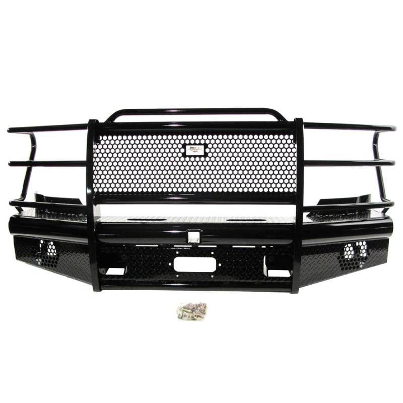 American Built - American Built H2F45112 Heavy Duty Pipe Front Bumper for Ford F450/F550 2011-2016