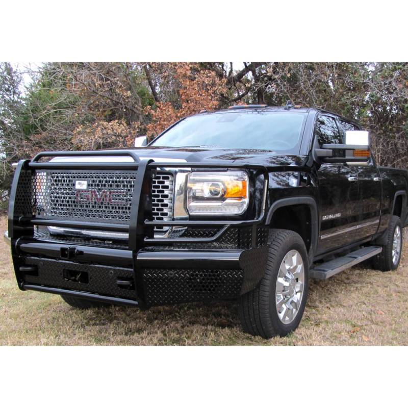 American Built - American Built H3G23152 Heavy Duty Pipe Front Bumper for GMC Sierra 2500/3500 2015-2019