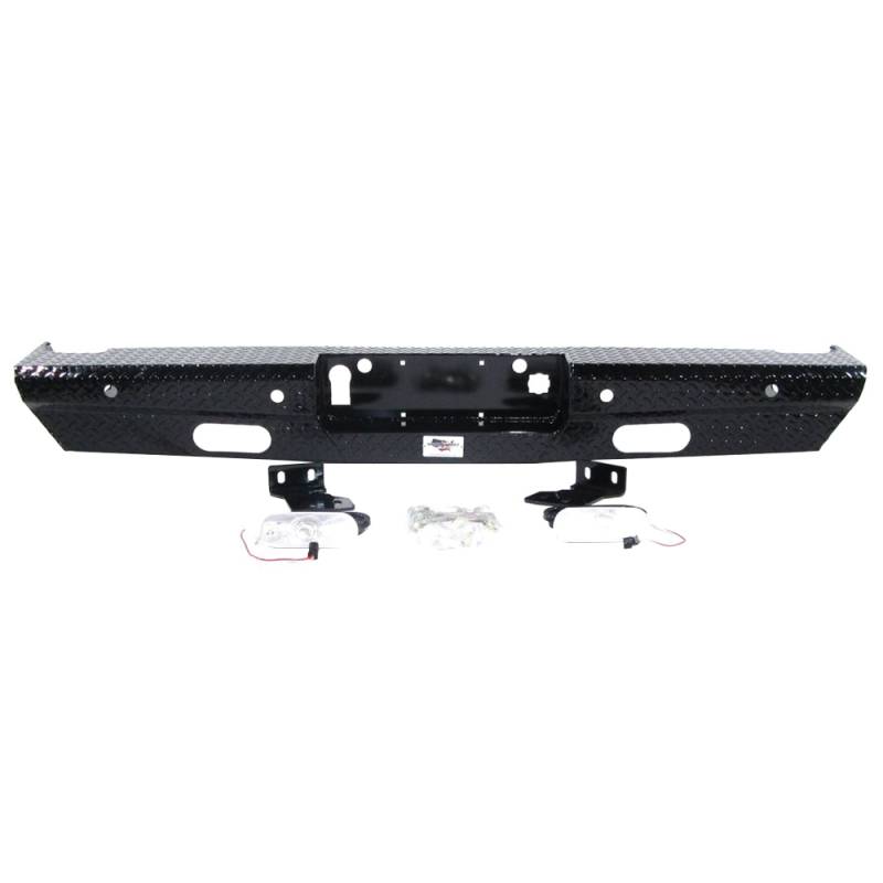 American Built - American Built RX223152 Cowboy Rear Bumper for Chevy Silverado 2500/3500 2015-2019