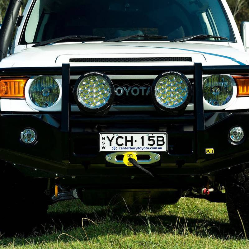 TJM - TJM 070SB13L85A Outback T13 Front Bumper with Grille Guard for Toyota FJ Cruiser 2007-2014