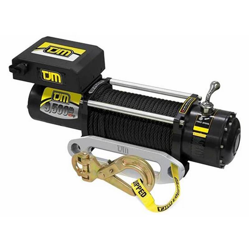TJM - TJM 947TQBK12D Torq Winch with Synthetic Rope