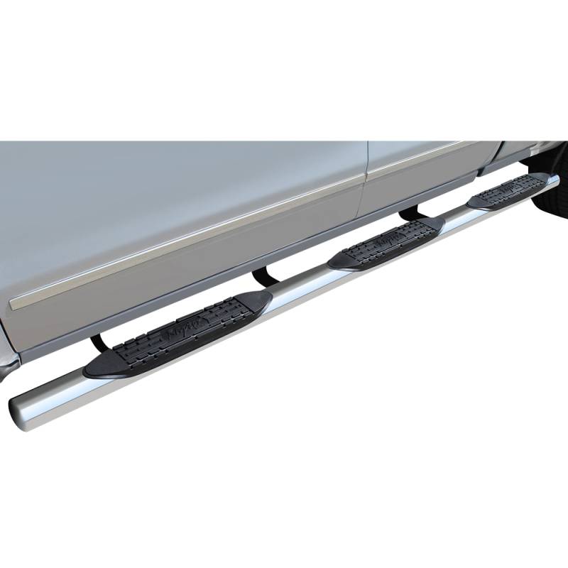 Raptor - Raptor 0403-0119M Wheel to Wheel Nerf Bars for Ford F150 Super/Extended Cab 2004-2014 - Polished Stainless Steel