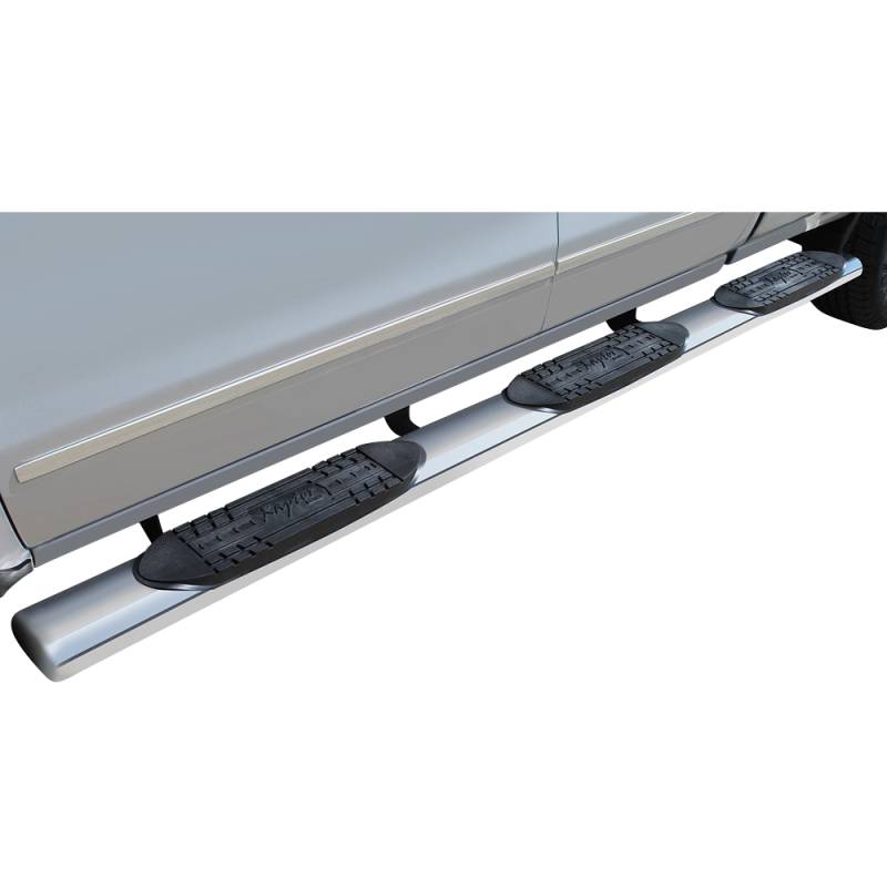 Raptor - Raptor 1401-0073 Wheel to Wheel Nerf Bars for Chevy Silverado 1500 Crew Cab 2007-2018 - Polished Stainless Steel