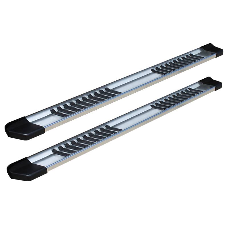 Raptor - Raptor 1704-0143 OEM Style Cab Length Running Boards for Toyota Tundra CrewMax Cab 2007-2021 - Aluminum