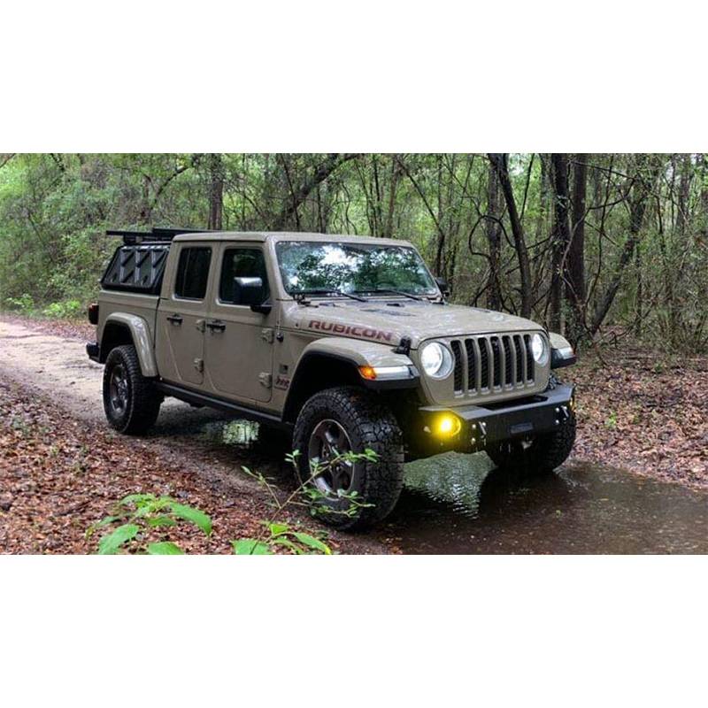 TrailReady - TrailReady Jl 38515B Stubby Winch Front Bumper for Jeep Wrangler JL 2018-2020