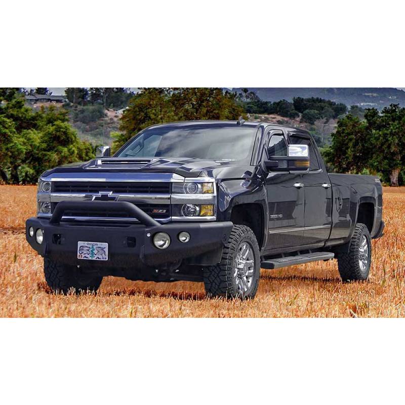 TrailReady - TrailReady 10655P Winch Front Bumper with Pre-Runner Guard for Chevy Avalanche 2015-2020