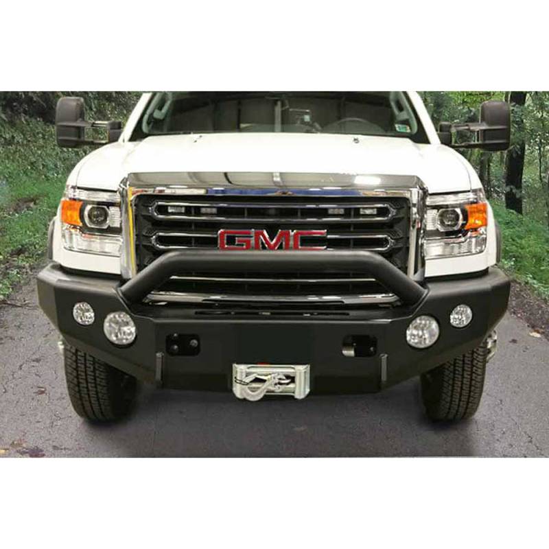 TrailReady - TrailReady 10890P Winch Front Bumper with Pre-Runner Guard for GMC Sierra 2500 HD/3500 HD 2020-2020