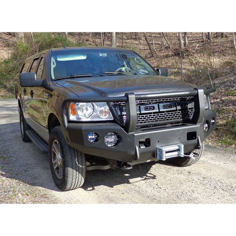 TrailReady - TrailReady 12230F Winch Front Bumper with Full Guard for Ford Expedition 2015-2017