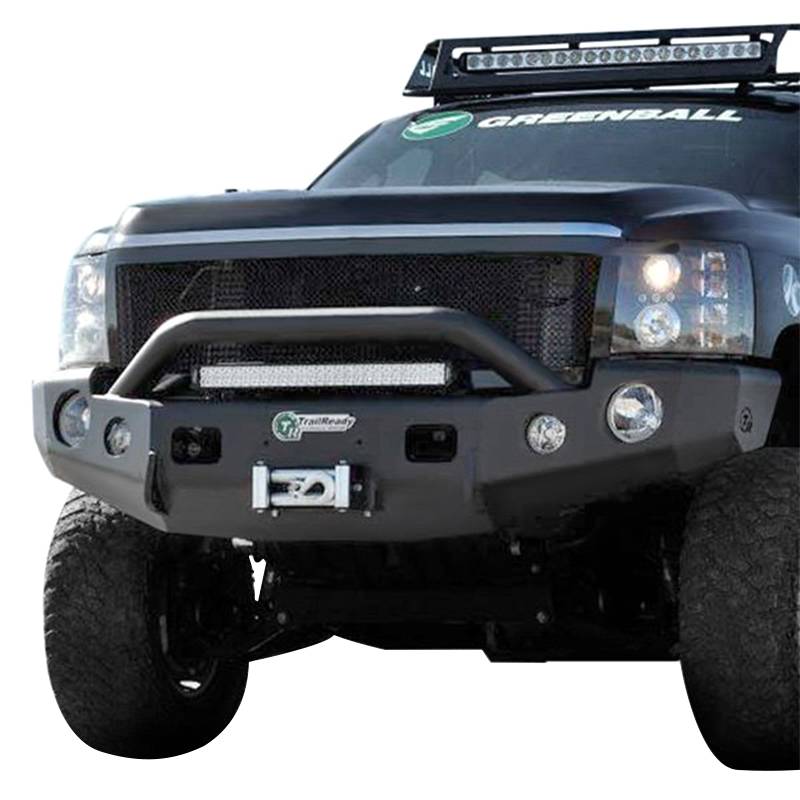 TrailReady - TrailReady 10725P Winch Front Bumper with Pre-Runner Guard for Chevy Silverado 2500HD/3500 2020-2021
