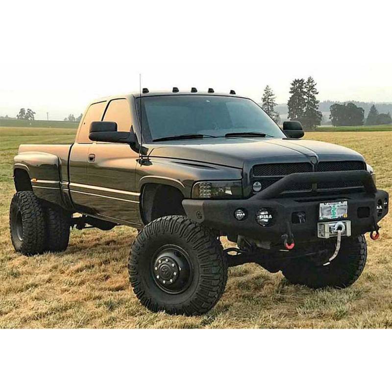 TrailReady - TrailReady 11300P Winch Front Bumper with Pre-Runner Guard for Dodge Ram 1500/2500/3500 1994-2002