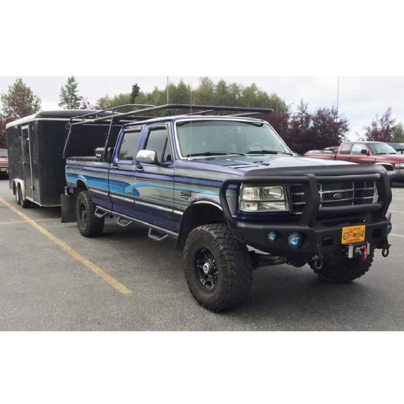 TrailReady - TrailReady 12100G Winch Front Bumper with Full Guard for Ford F150 1992-1996