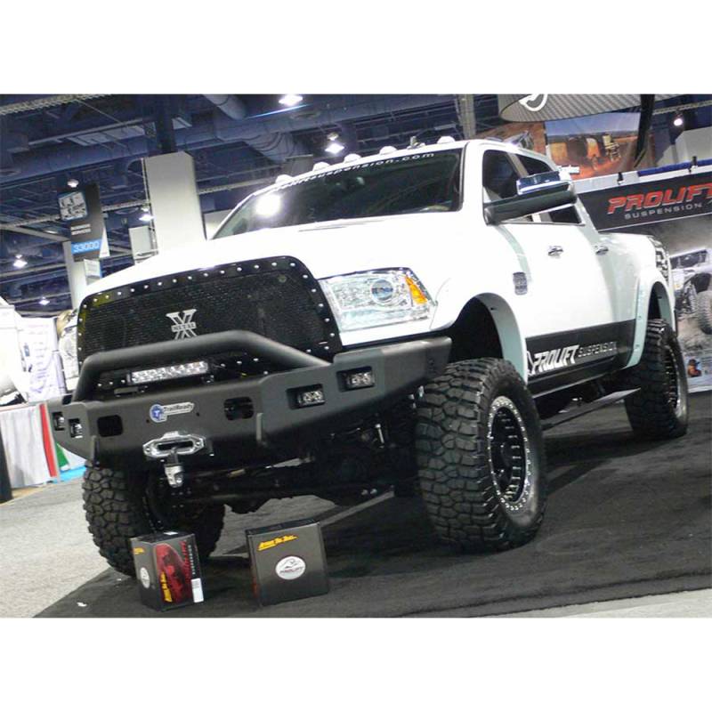TrailReady - TrailReady 11650P Winch Front Bumper with Pre-Runner Guard for Dodge Ram 2500/3500 2010-2018