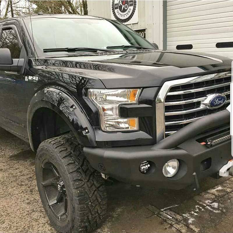 TrailReady - TrailReady 12200P Winch Front Bumper with Full Guard for Ford F150 1997-2003