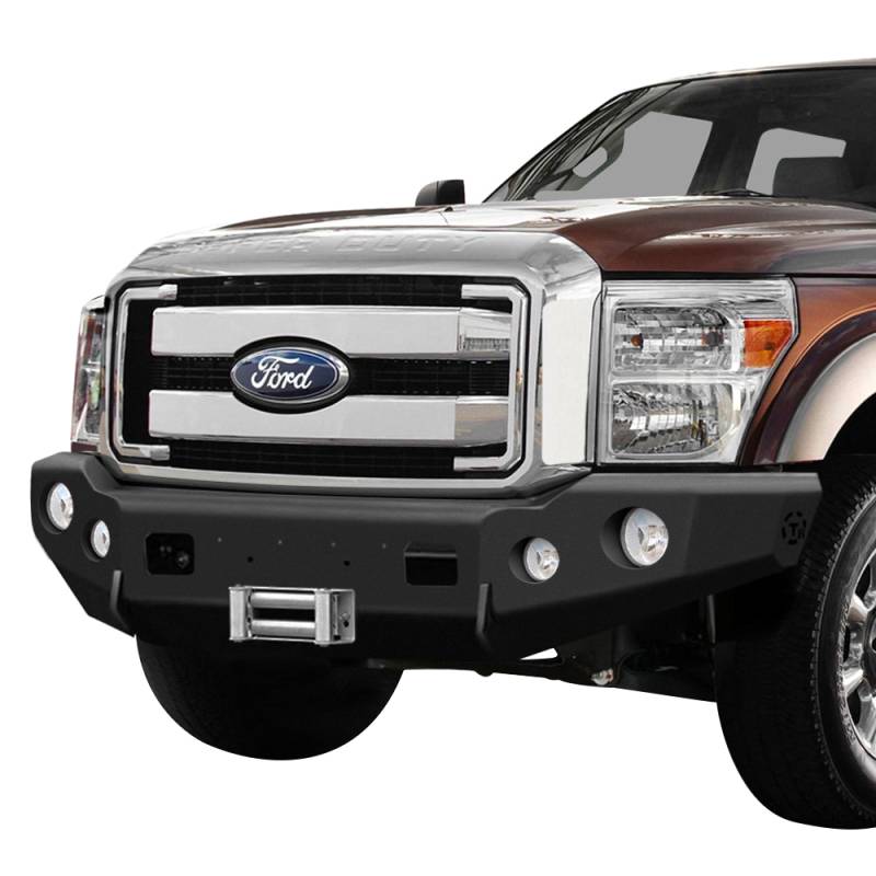 TrailReady - TrailReady 12313B Winch Front Bumper for Ford F450/F550 2005-2007