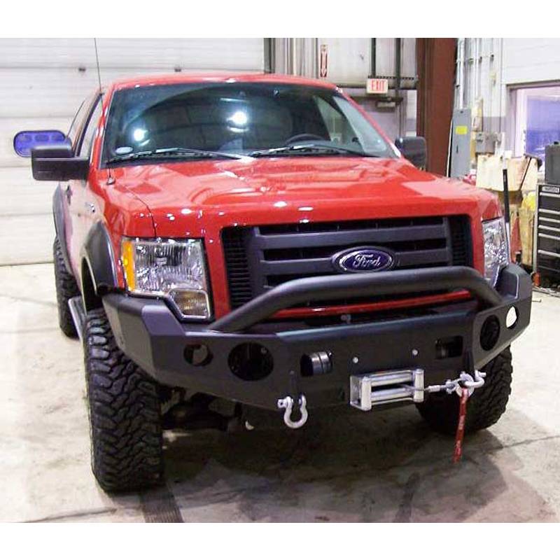 TrailReady - TrailReady 12235P Winch Front Bumper with Pre-Runner Guard for Ford F150 2015-2017