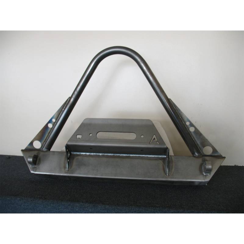 Affordable Offroad - Affordable Offroad EXJ with Stinger Shorty Winch Front Bumper for Jeep Cherokee XJ/Comanche 1984-2001