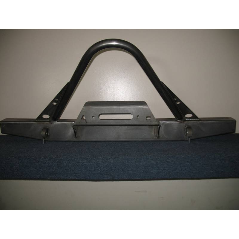 Affordable Offroad - Affordable Offroad EXJ with Stinger Full Elite Stinger Winch Front Bumper for Jeep Cherokee XJ/Comanche 1984-2001