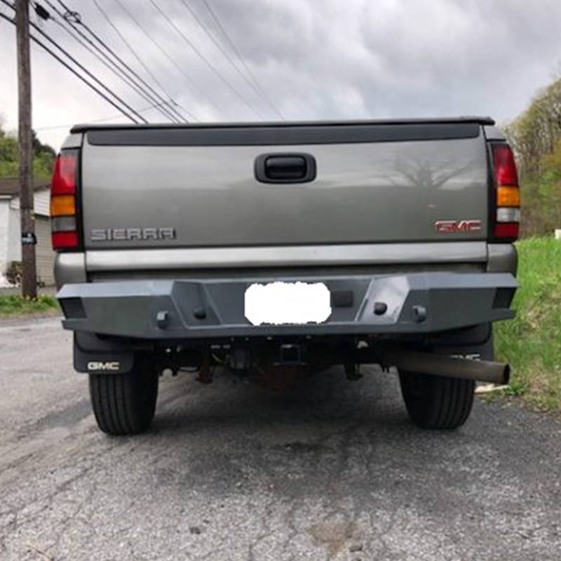 Affordable Offroad - Affordable Offroad Chevy Rear Full Size Truck Rear Bumper for Chevy Silverado and GMC Sierra 1500/2500/3500 1999-2007