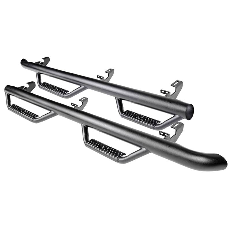 Rough Country - Rough Country 90760 Wheel to Wheel Nerf Steps for Jeep Wrangler JL 2018-2021