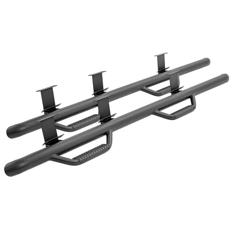 Rough Country - Rough Country RCC9989QC Wheel to Wheel Nerf Steps for Chevy Silverado and GMC Sierra 1500/1500 HD/2500/2500 HD/3500 Extended Cab 1999-2006