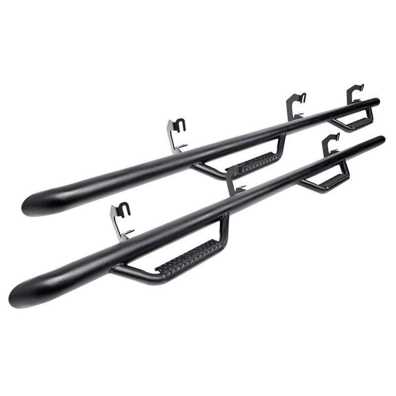 Rough Country - Rough Country RCT0786QC Wheel to Wheel Nerf Steps for Toyota Tundra Crew Max/Double Cab 2007-2020