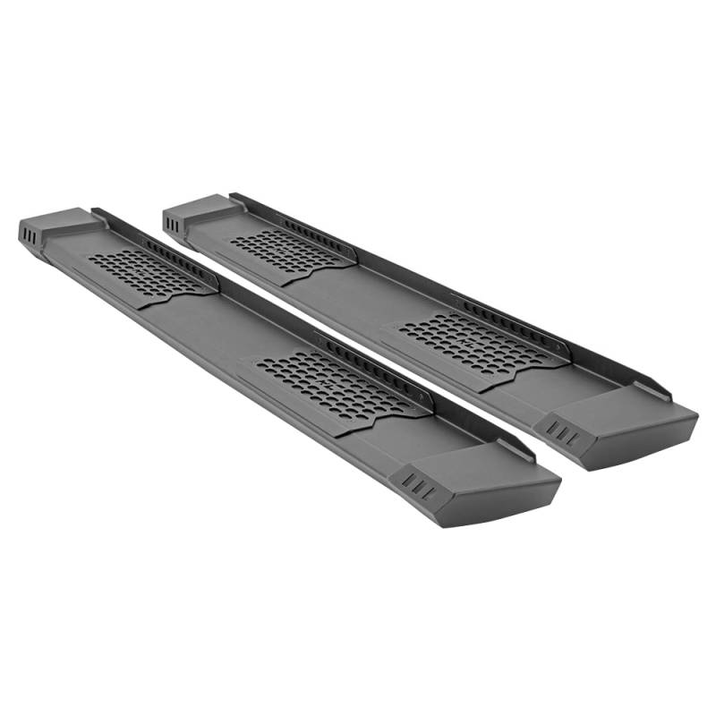 Rough Country - Rough Country SRB041785 Cab Length HD2 Running Boards for Nissan Titan Crew Cab 2004-2020