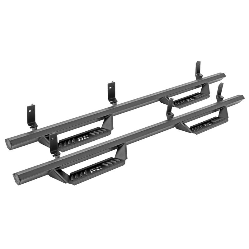 Rough Country - Rough Country AL407204 Cab Length AL2 Drop Steps for Toyota Tundra Crew Cab 2007-2020