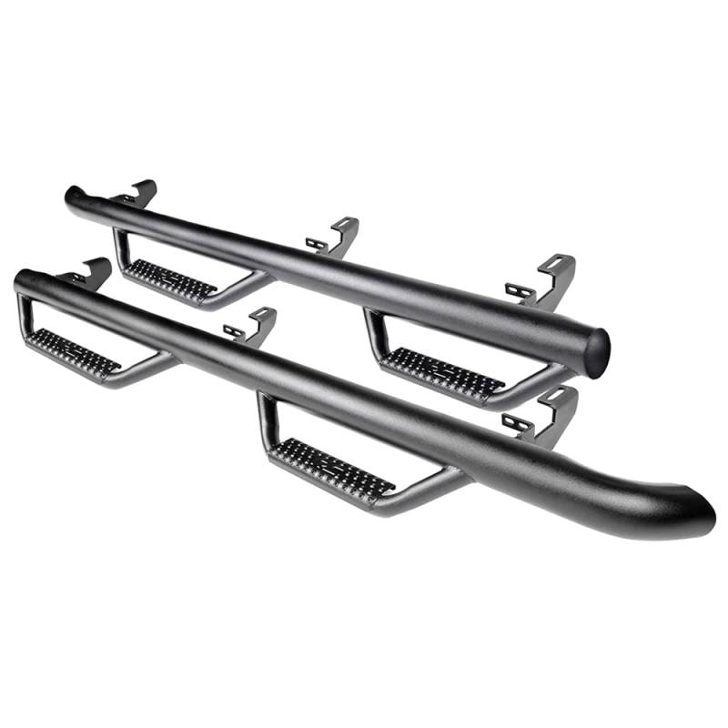 Rough Country - Rough Country 90764 Wheel to Wheel Nerf Steps for Jeep Wrangler JK 2007-2018