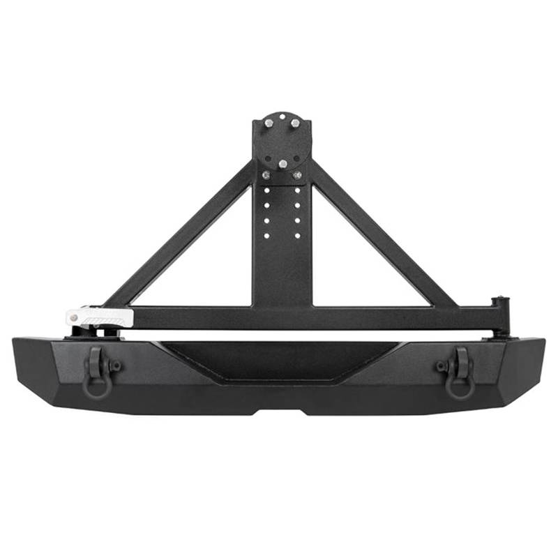 Rough Country - Rough Country 10594A Rear Bumper w/ Tire Carrier for Jeep Wrangler JK 2007-2018