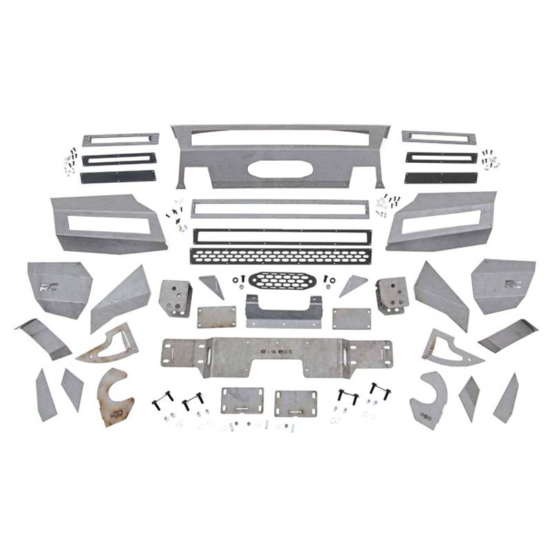 Rough Country - Rough Country 10792 Front DIY Pre-Runner Bumper Kit for GMC Sierra 1500 2007-2013