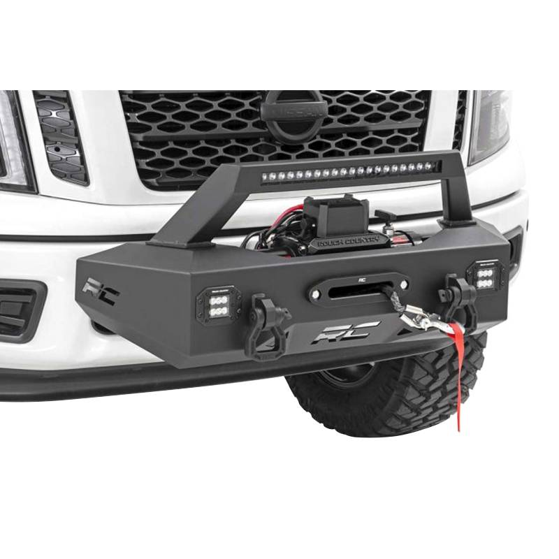 Rough Country - Rough Country 82000 EXO Winch Mount System for Nissan Titan 2017-2020