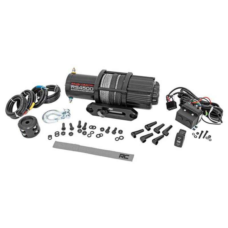 Rough Country - Rough Country RS4500S UTV/ATV Electric Winch with Synthetic Rope