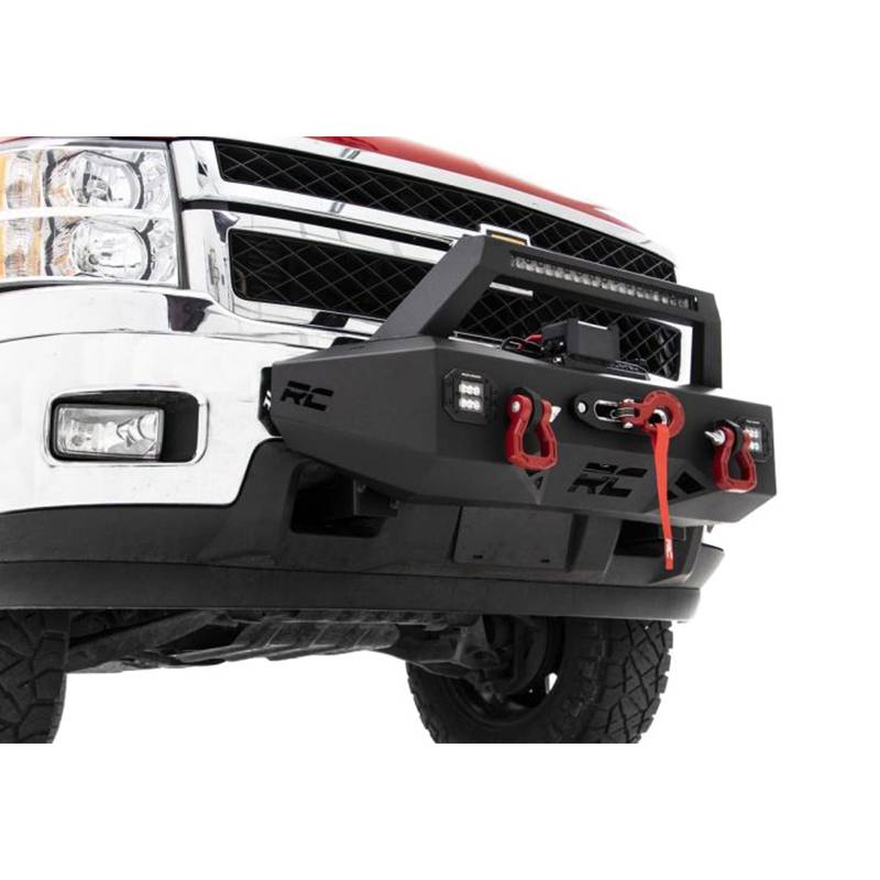 Rough Country - Rough Country 10764 EXO Winch Mount System for Chevy Silverado 2500 HD/3500 HD 2011-2019