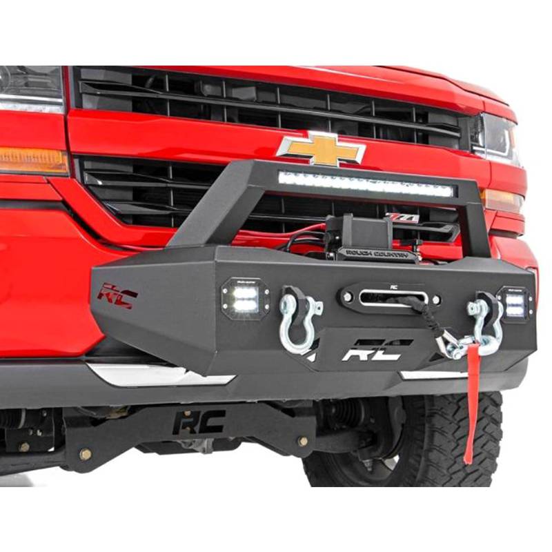 Rough Country - Rough Country 10761 EXO Winch Mount System for Chevy Silverado 1500 2007-2018