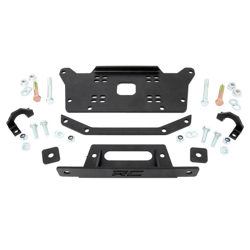 Rough Country - Rough Country 92029 Winch Mounting Plate for Honda Talon 2019-2021