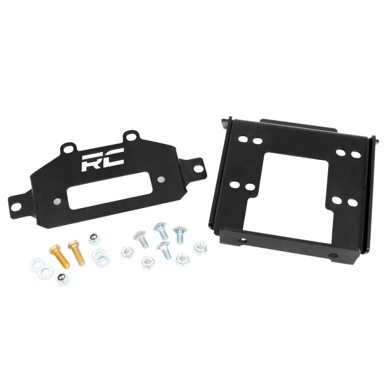 Rough Country - Rough Country 93042 Winch Mounting Plate for Polaris RZR 1000/1000XP 2014-2021