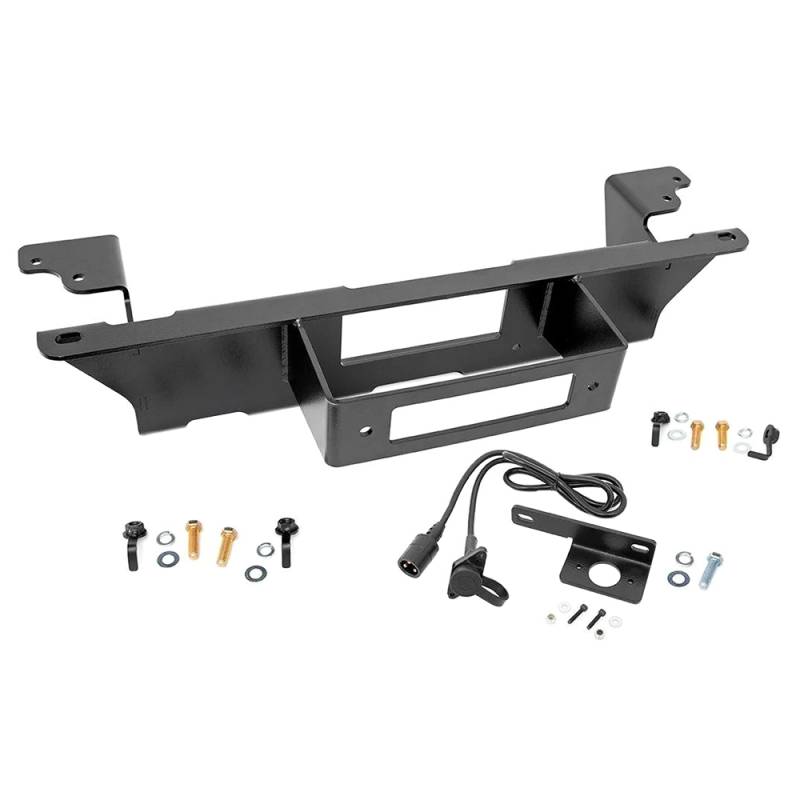 Rough Country - Rough Country 11002 Hidden Winch Mounting Plate for Chevy Silverado and GMC Sierra 1500 1999-2007