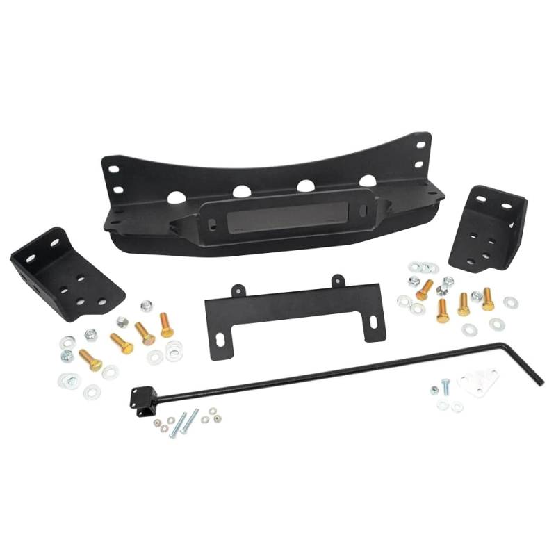 Rough Country - Rough Country 1080 Hidden Winch Mounting Plate for Chevy Silverado and GMC Sierra 1500 2007-2013