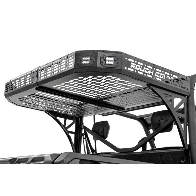 Rough Country - Rough Country 97024 Rear Cargo Rack without Cube Lights for Can-Am Defender 2017-2020