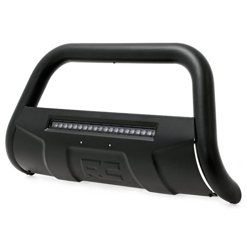 Rough Country - Rough Country B-C4111 Bull Bar with LED Light Bar for Chevy Silverado and GMC Sierra 2500 HD 2011-2019
