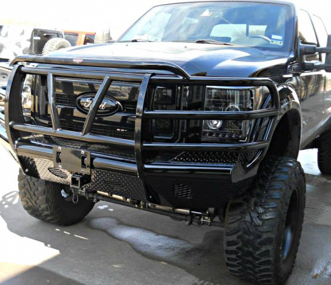 Bodyguard - Bodyguard AEC03A Extreme Traditional Front Bumper Chevy 1500HD/2500 Non HD 2003-2006