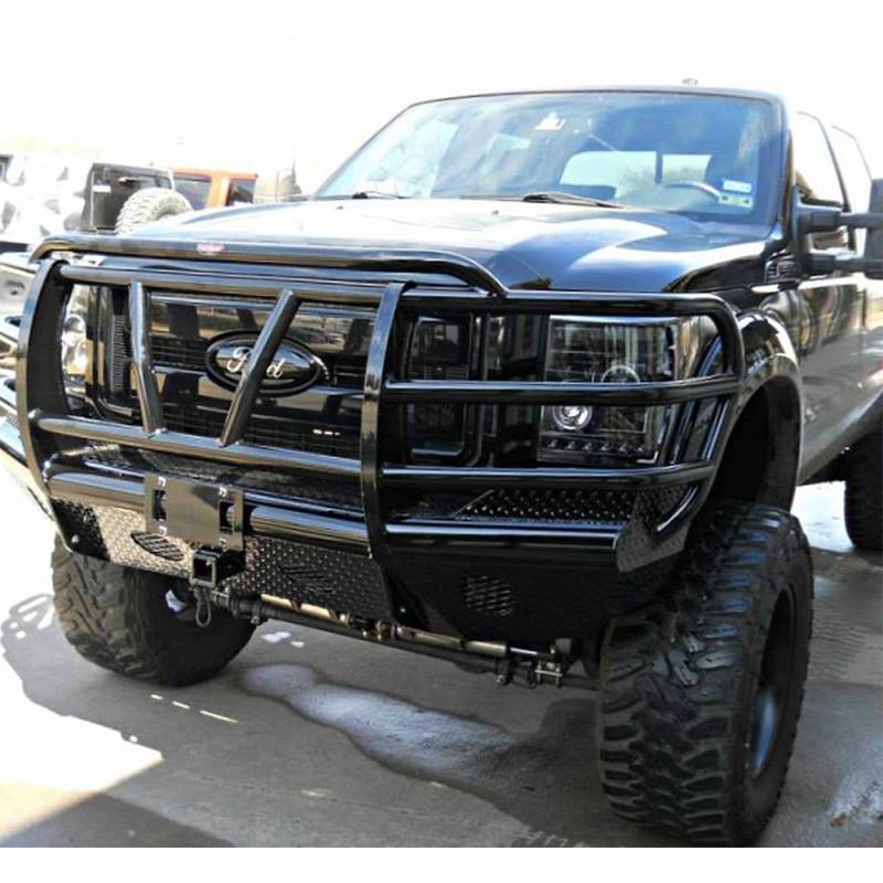 Bodyguard - Bodyguard AEF99B Traditional Extreme Front Bumper for Ford F250/F350/Excursion 1999-2004