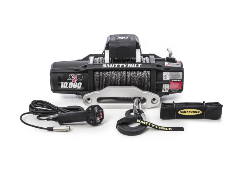 Smittybilt - Smittybilt 98510 XRC 10K Waterproof Synthetic Rope 10000lb Wireless Winch Gen2 with Fairlead