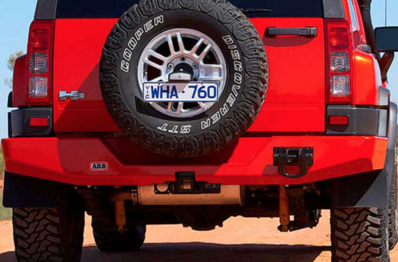 ARB 4x4 Accessories - ARB 5668020 Rear Bumper for Hummer H3 2006-2009